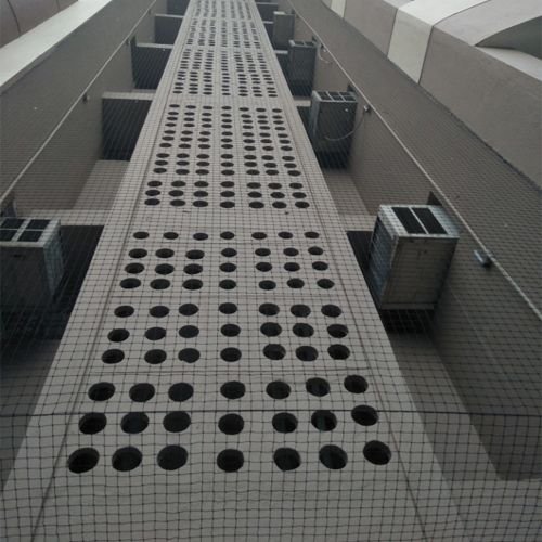 Duct area safety nets – apartment building shaft, Uppal - JNS Safety Nets Hyderabad