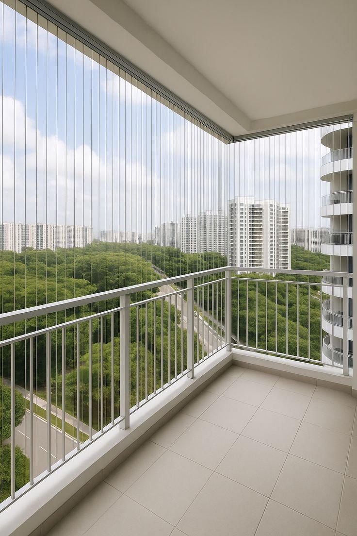 Invisible grill installation Hyderabad - JNS Safety Nets