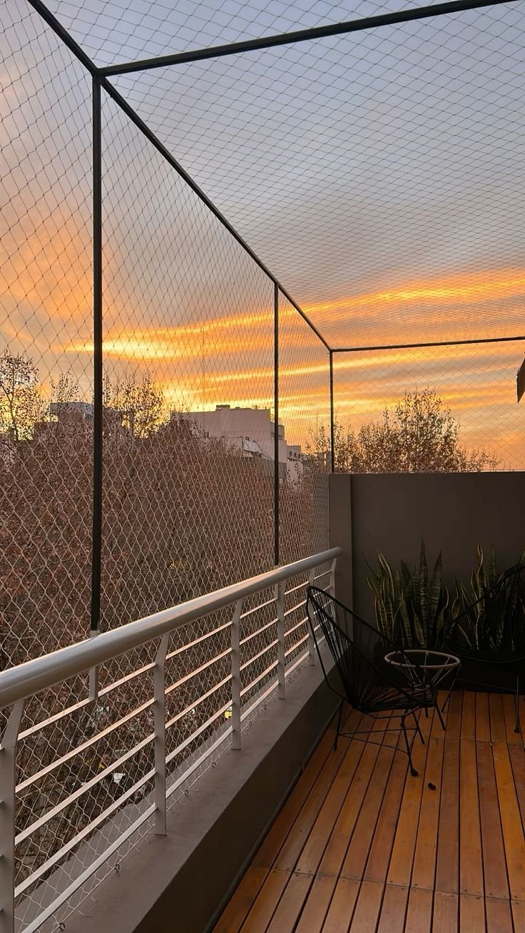 Terrace safety nets covering rooftop in Hyderabad - complete terrace protection by JNS Safety Nets